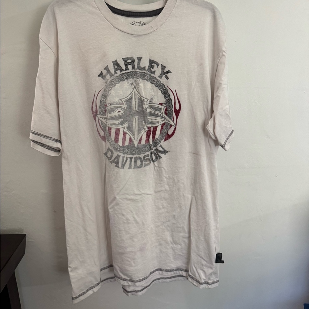 Harley-Davidson Cream Graphic Tee